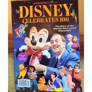 Disney Celebrates 100 Hollywood Spotlight Colector's Issue May 2023 Softcover